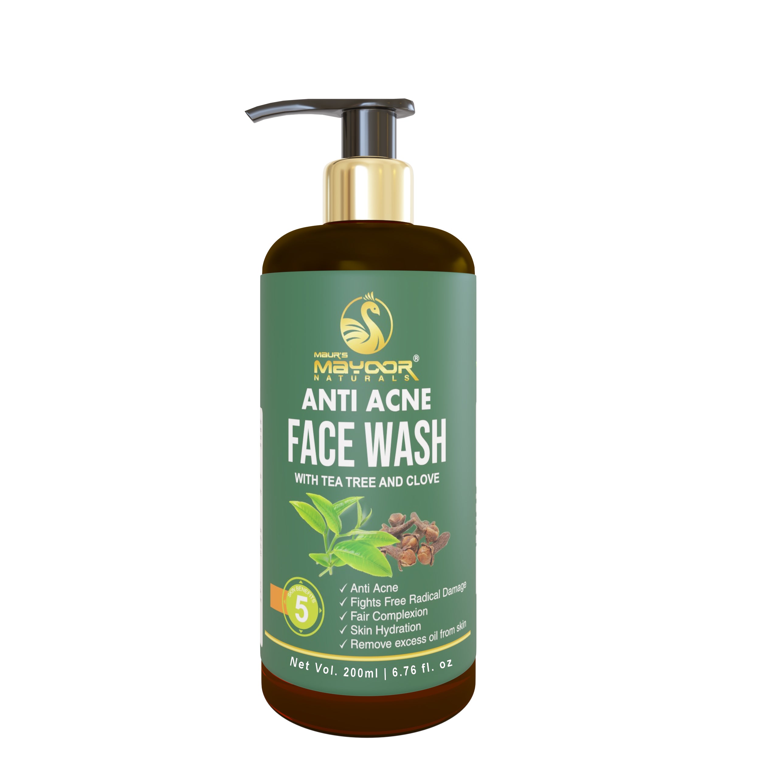MAYOOR NATURALS ANTI ACNE FACEWASH - Maur Herbals