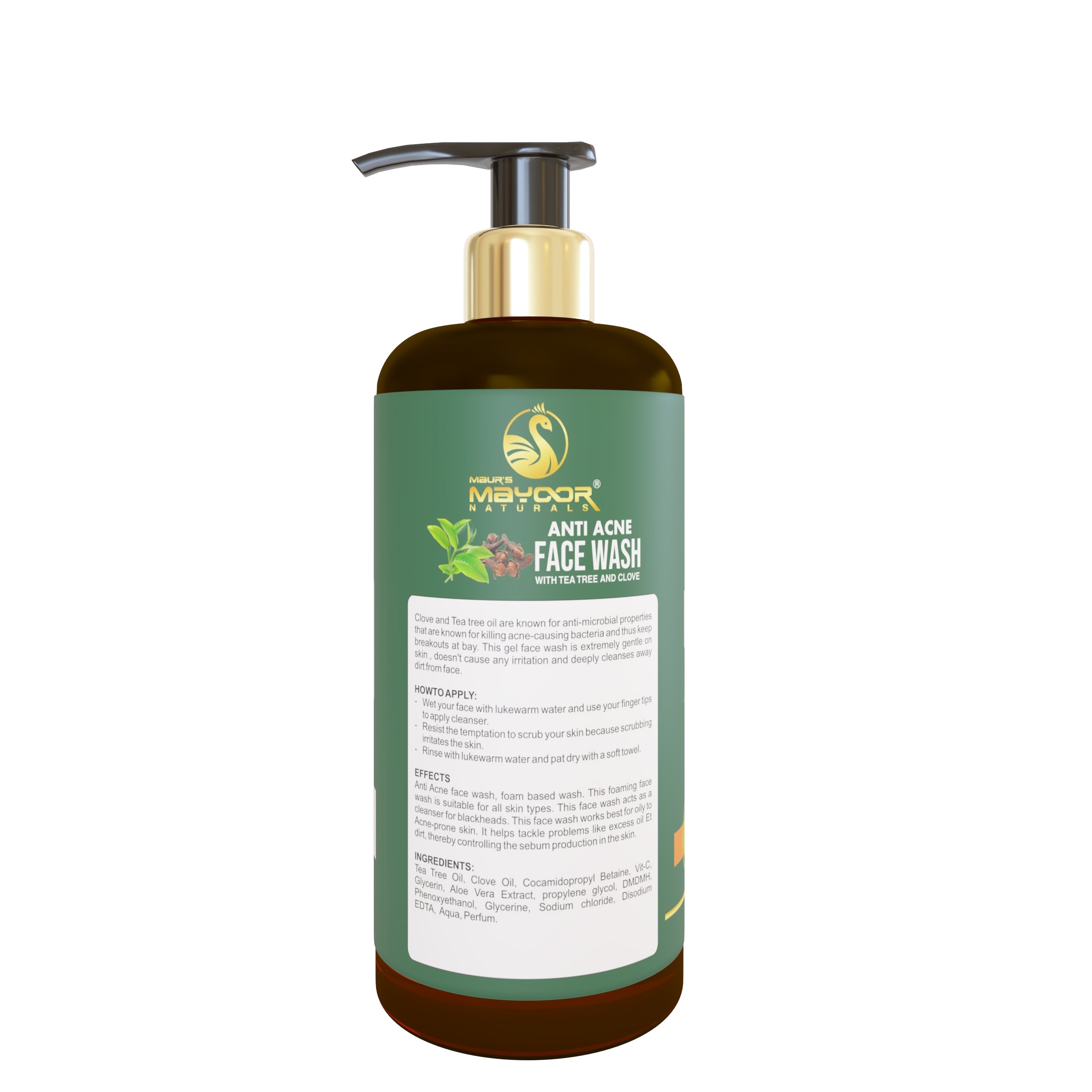 MAYOOR NATURALS ANTI ACNE FACEWASH - Maur Herbals