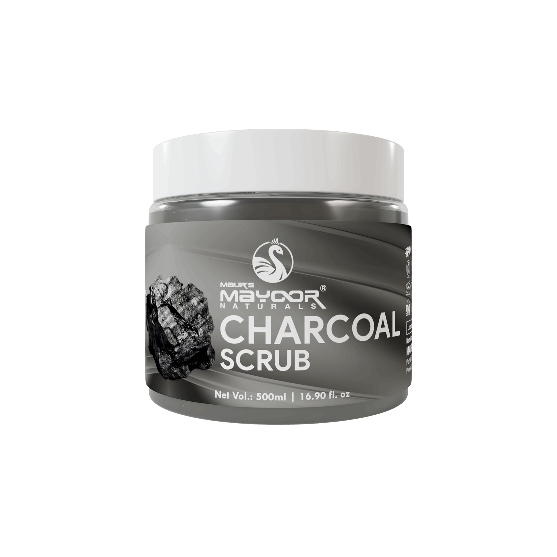 MAYOOR NATURALS CHARCOAL SCRUB - Maur Herbals
