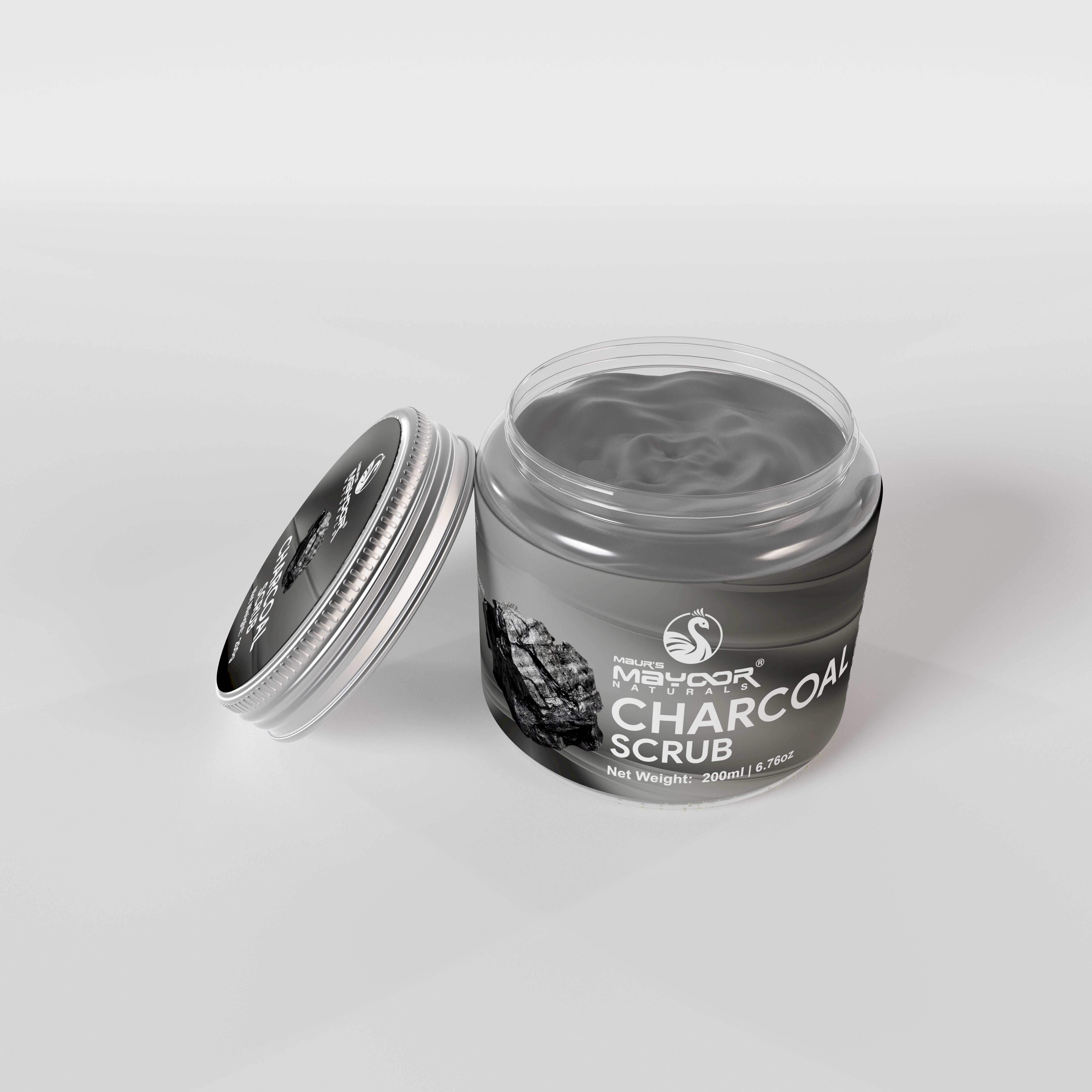 MAYOOR NATURALS CHARCOAL SCRUB - Maur Herbals