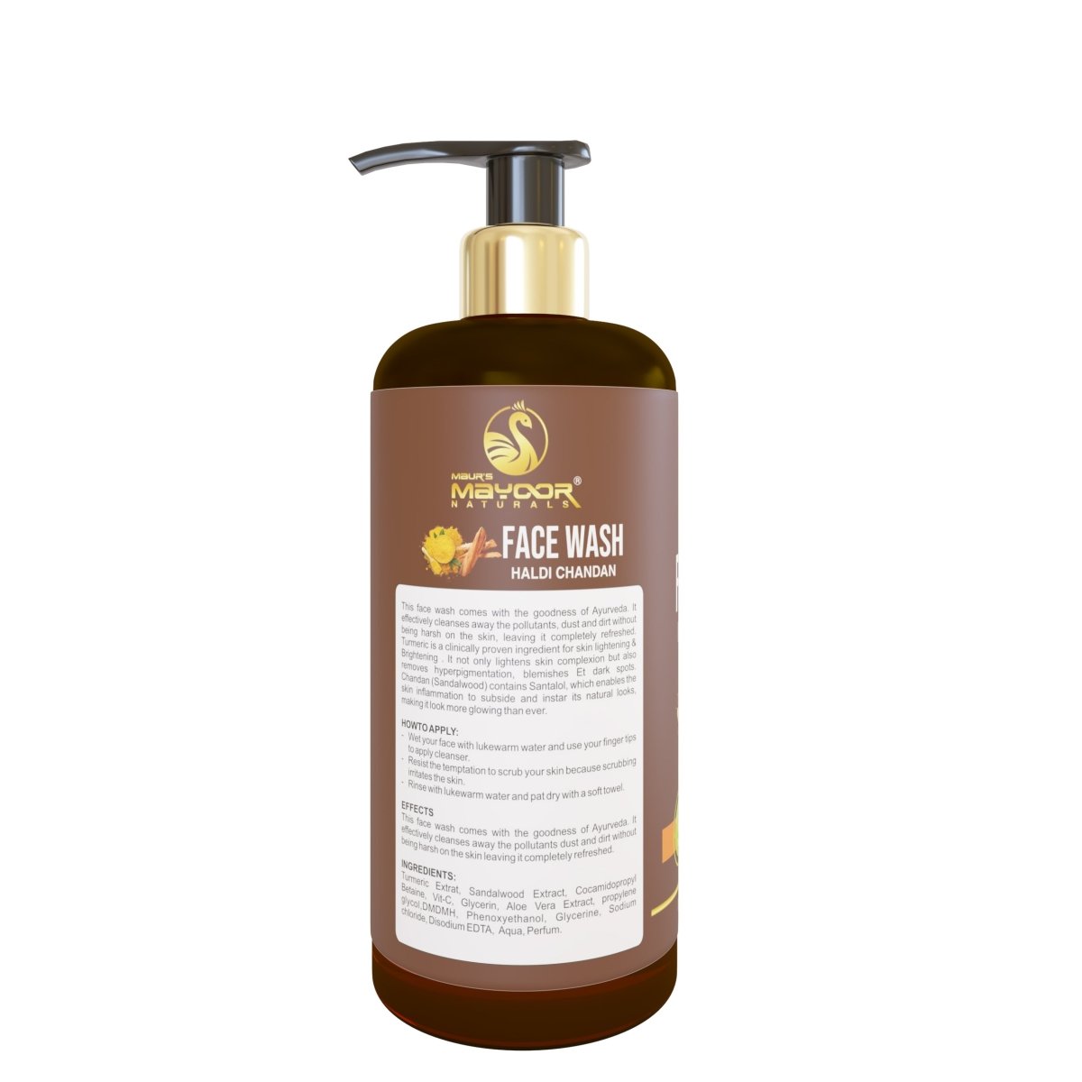 MAYOOR HALDI CHANDAN FACEWASH - Maur Herbals