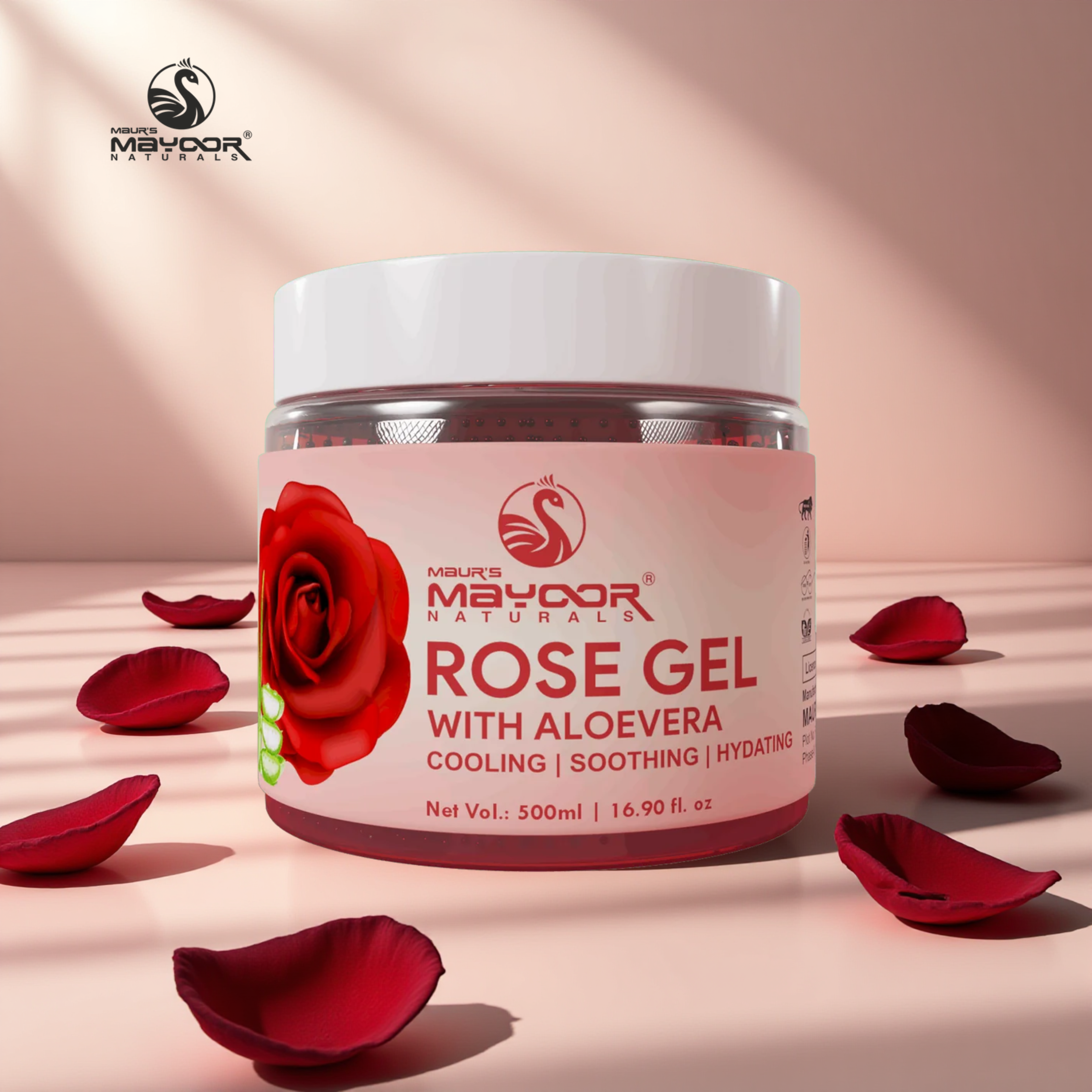 MAYOOR NATURALS ROSE EXTRACTS FACE        GEL