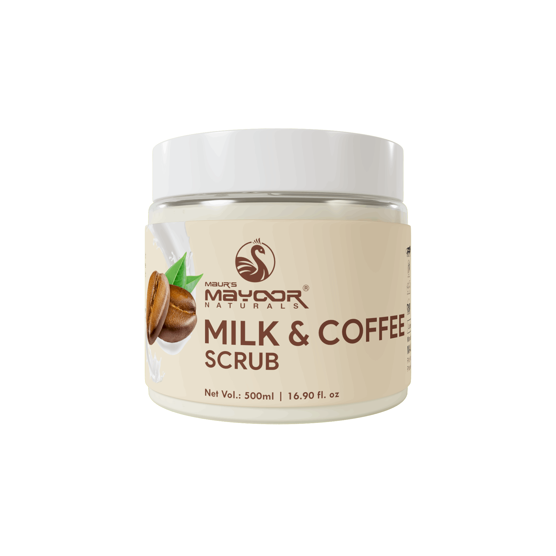 MAYOOR NATURALS MILK & COFFEE SCRUB - Maur Herbals