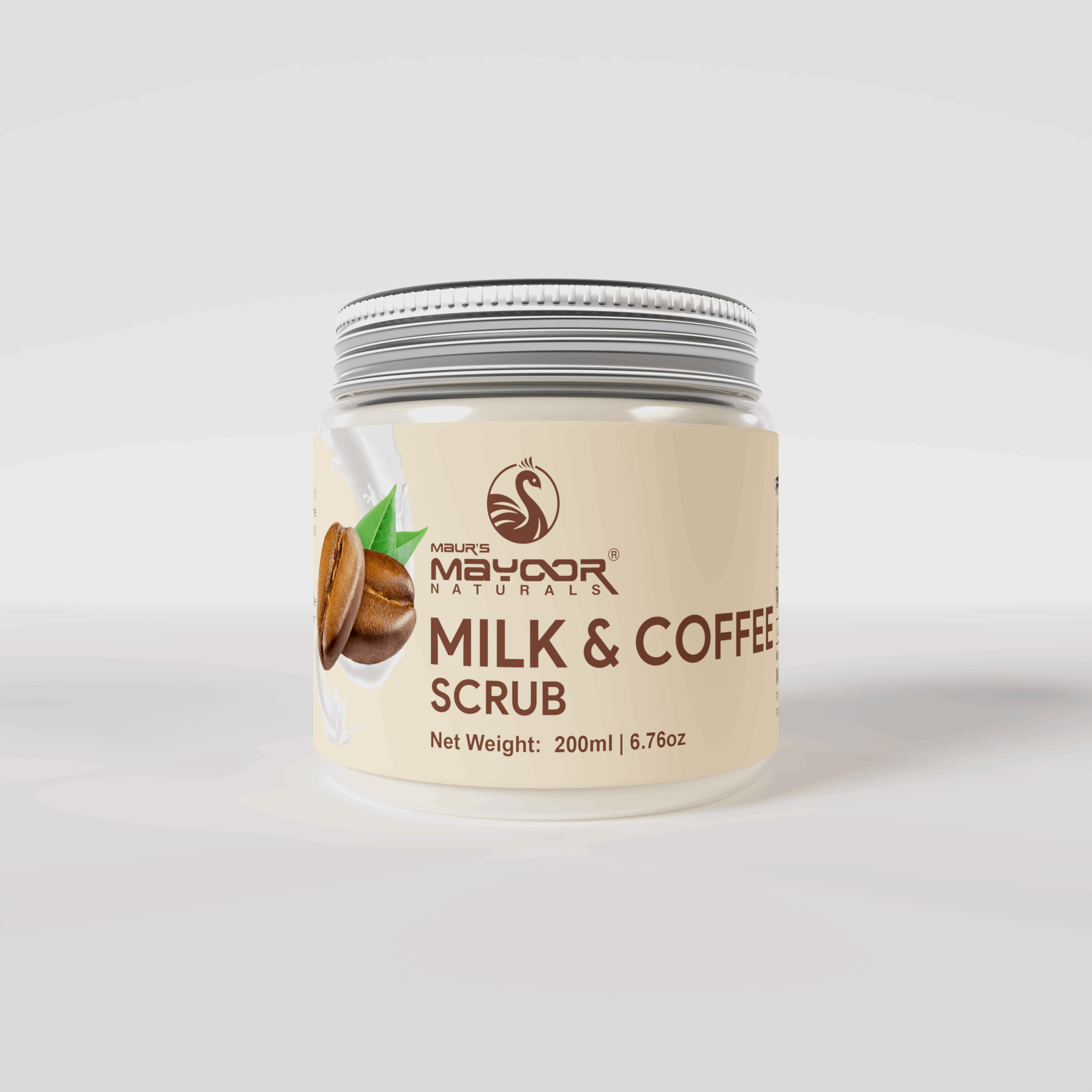 MAYOOR NATURALS MILK & COFFEE SCRUB - Maur Herbals