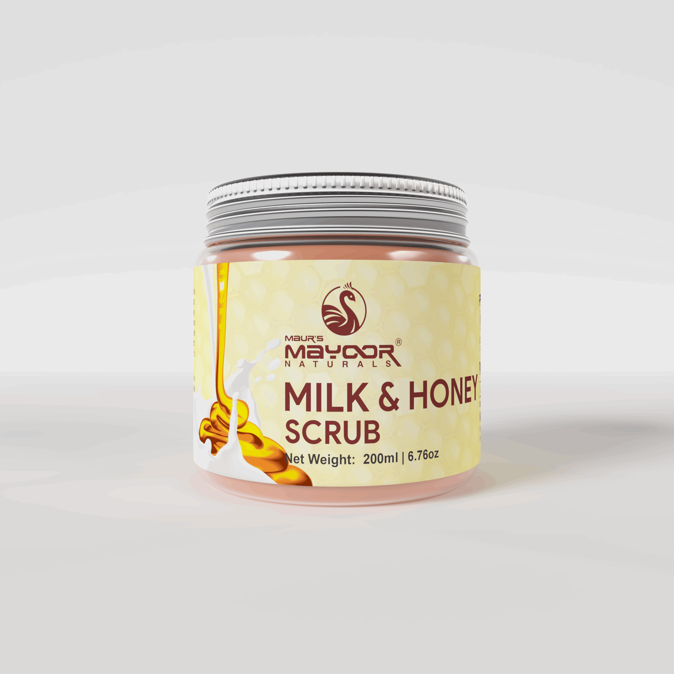 MAYOOR NATURALS MILK  & HONEY SCRUB - Maur Herbals