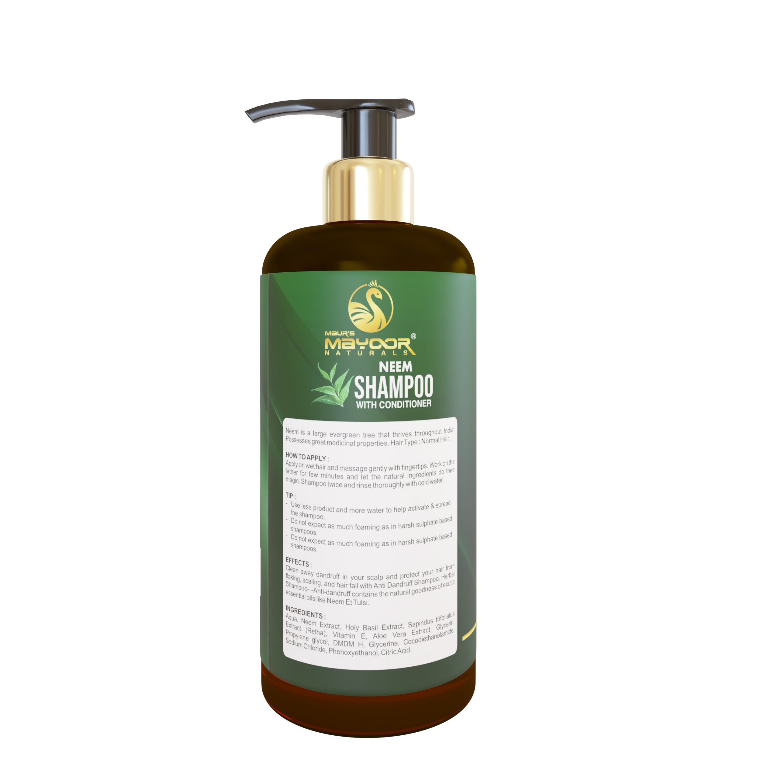 MAYOOR NATURALS NEEM SHAMPOO - Maur Herbals