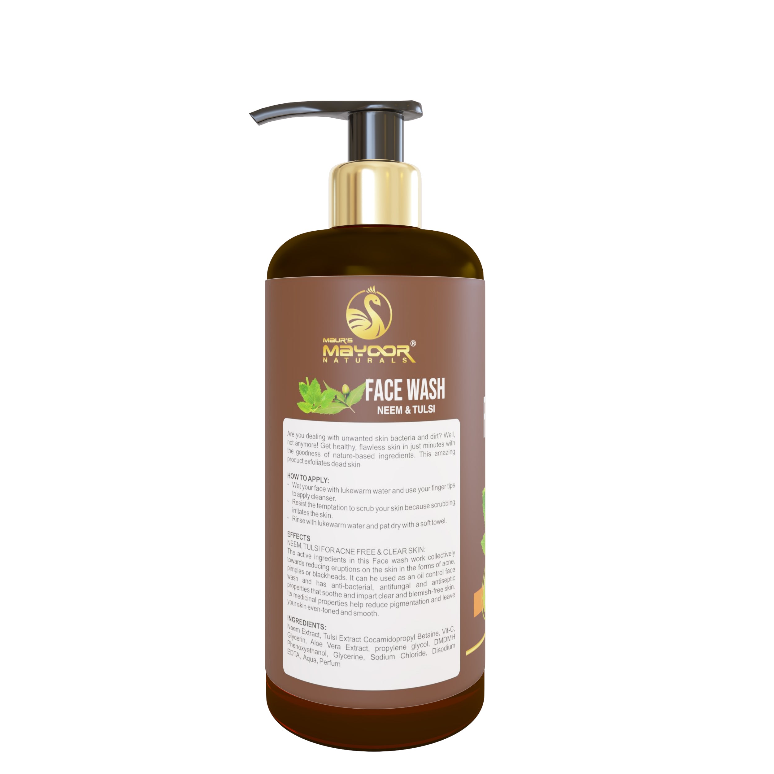 MAYOOR NEEM & TULSI FACEWASH - Maur Herbals