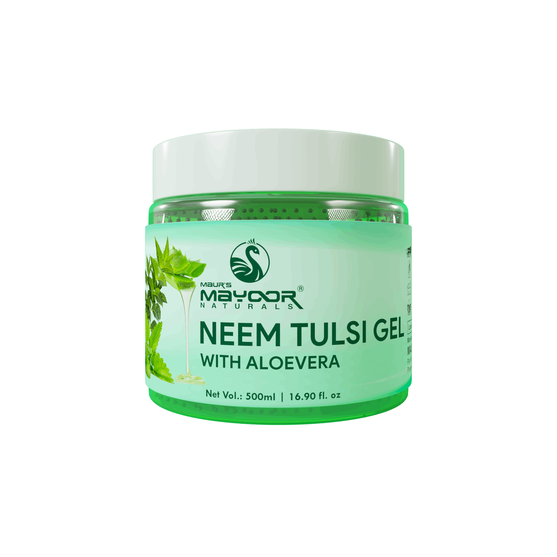 MAYOOR NATURALS NEEM TULSI FACE GEL - Maur Herbals