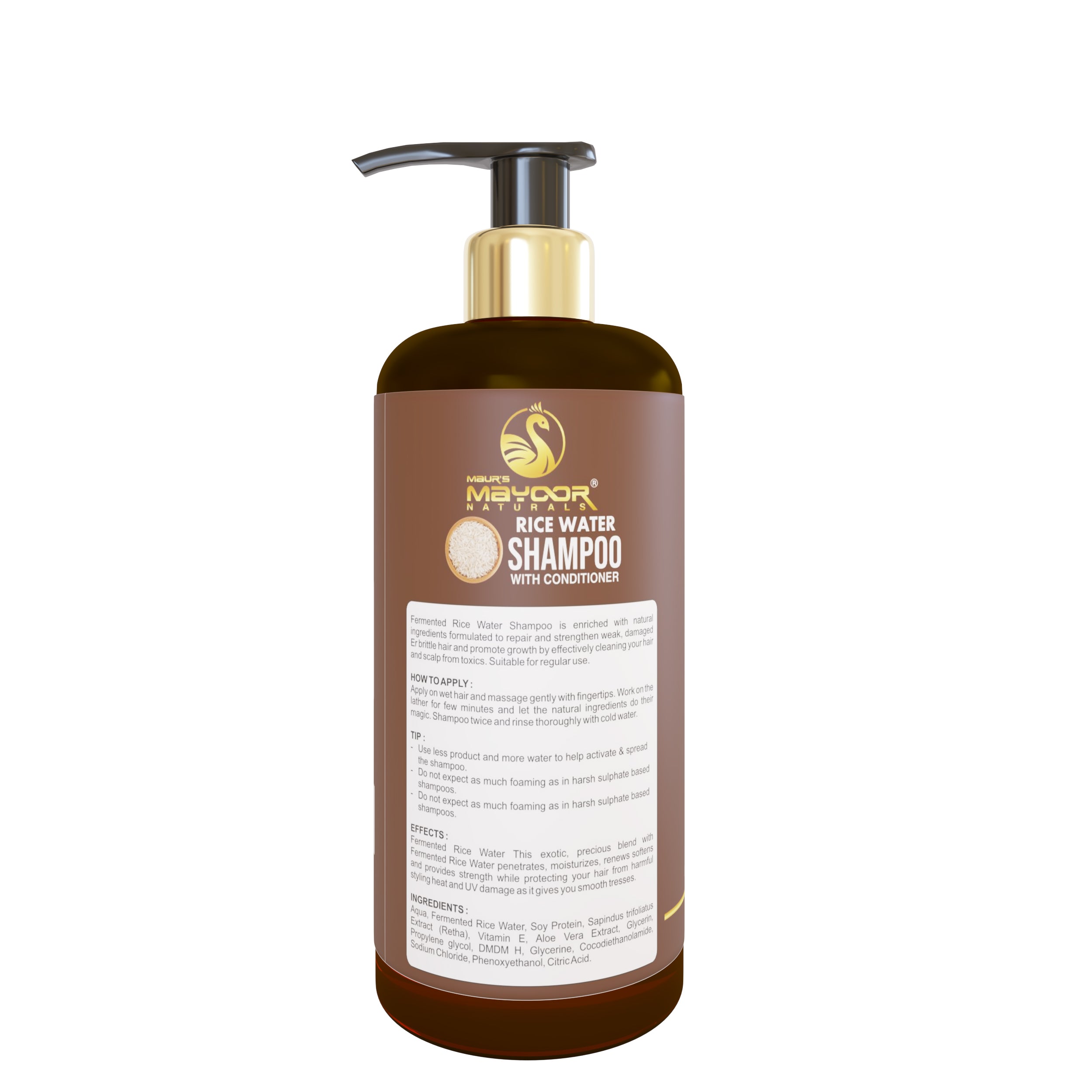 MAYOOR NATURALS RICE  SHAMPOO - Maur Herbals