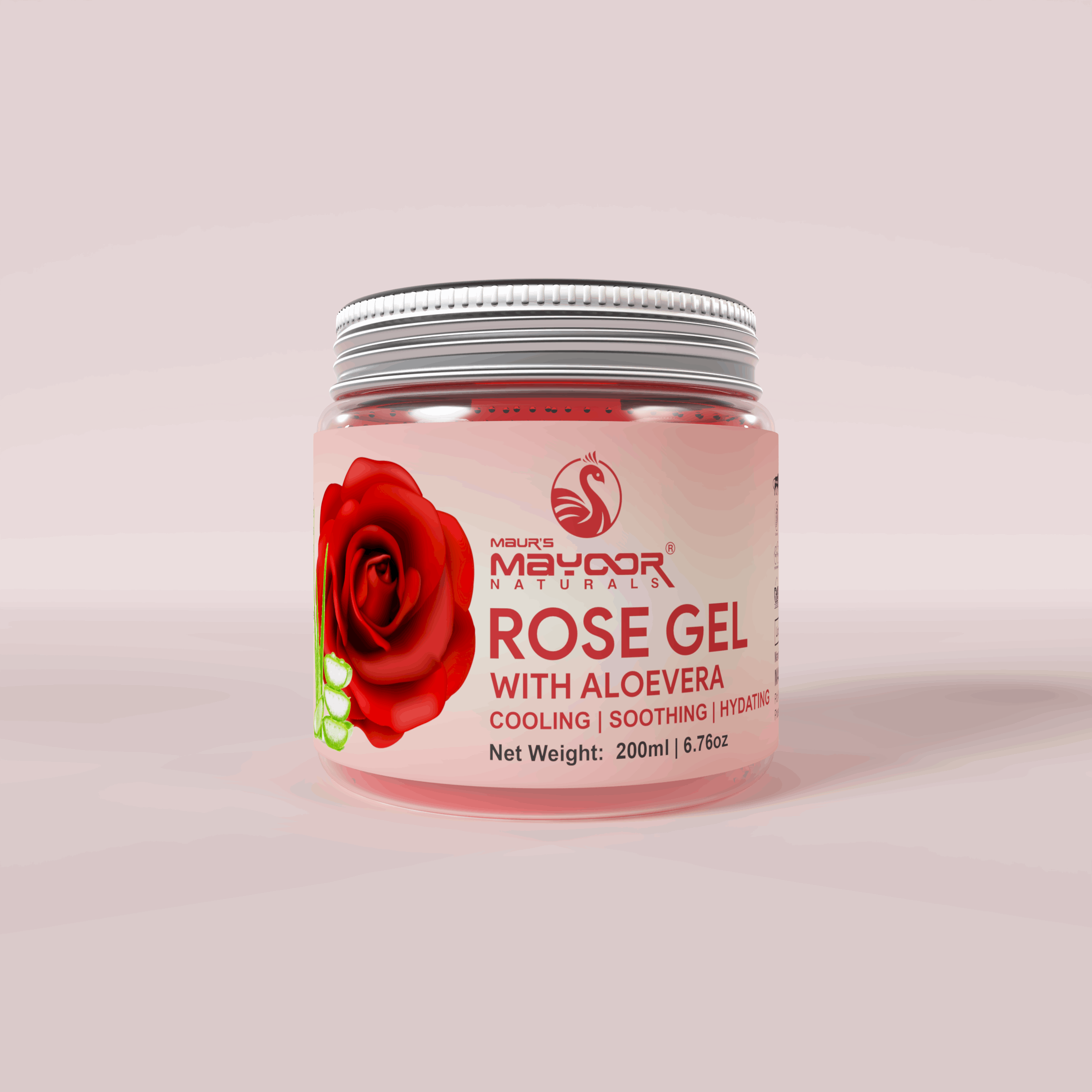 MAYOOR NATURALS ROSE EXTRACTS FACE        GEL - Maur Herbals