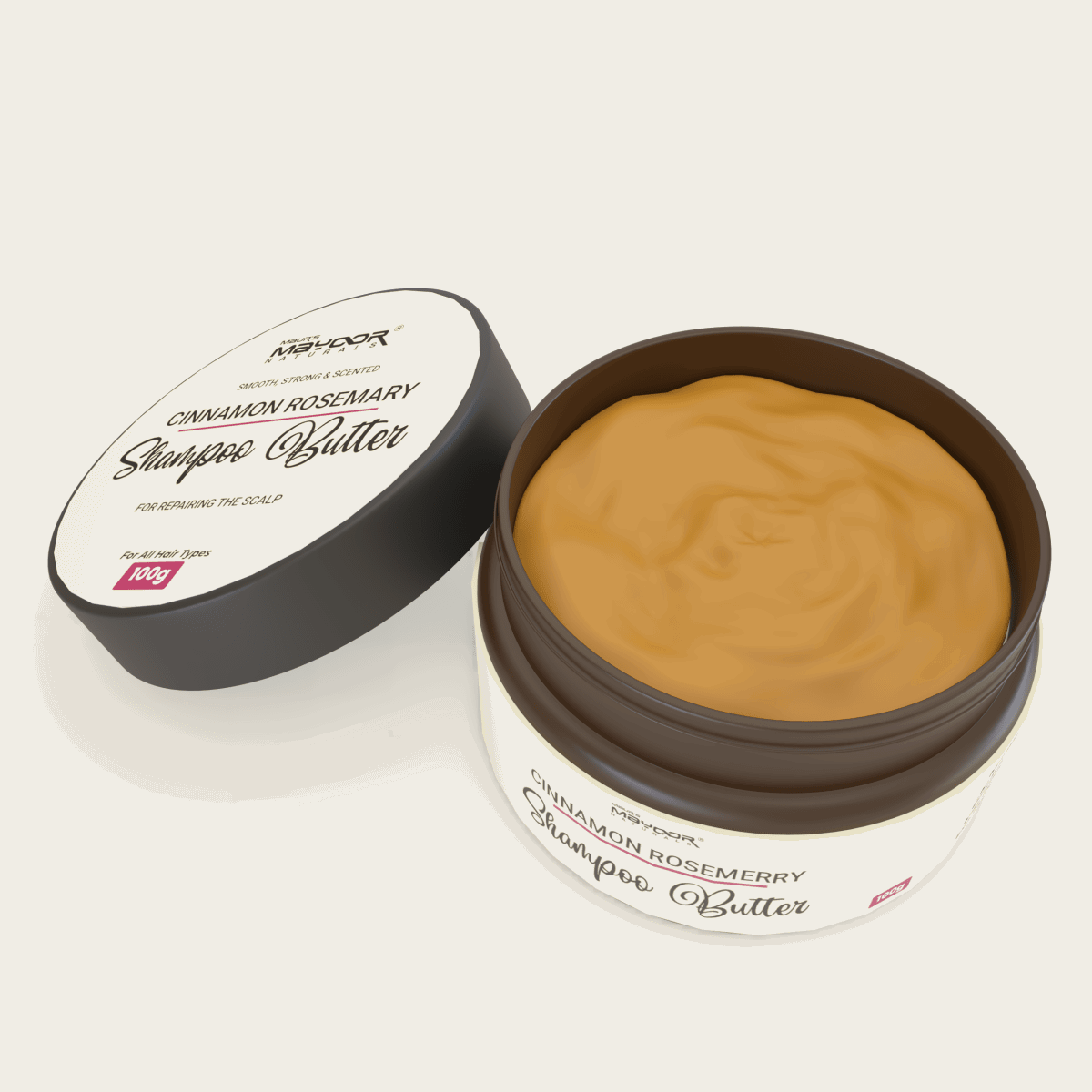MAYOOR CINNAMON ROSEMERRY SHAMPOO BUTTER - Maur Herbals