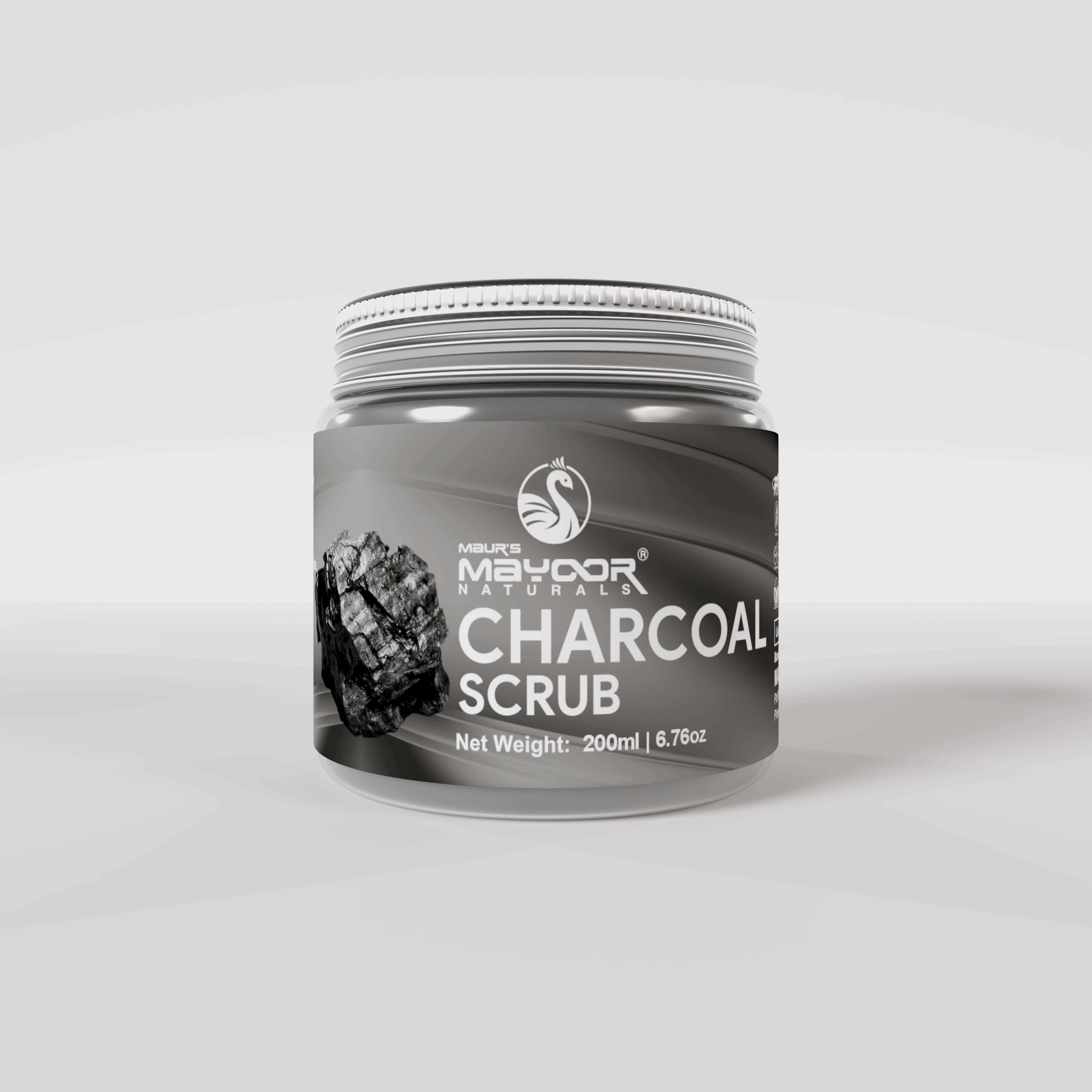 MAYOOR NATURALS CHARCOAL SCRUB - Maur Herbals